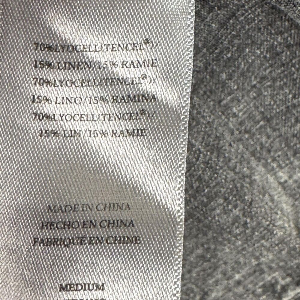 Rails Amina Dress Womens Medium Black Acid Wash Smocked Flutter Sleeve Mini - Picture 8 of 10